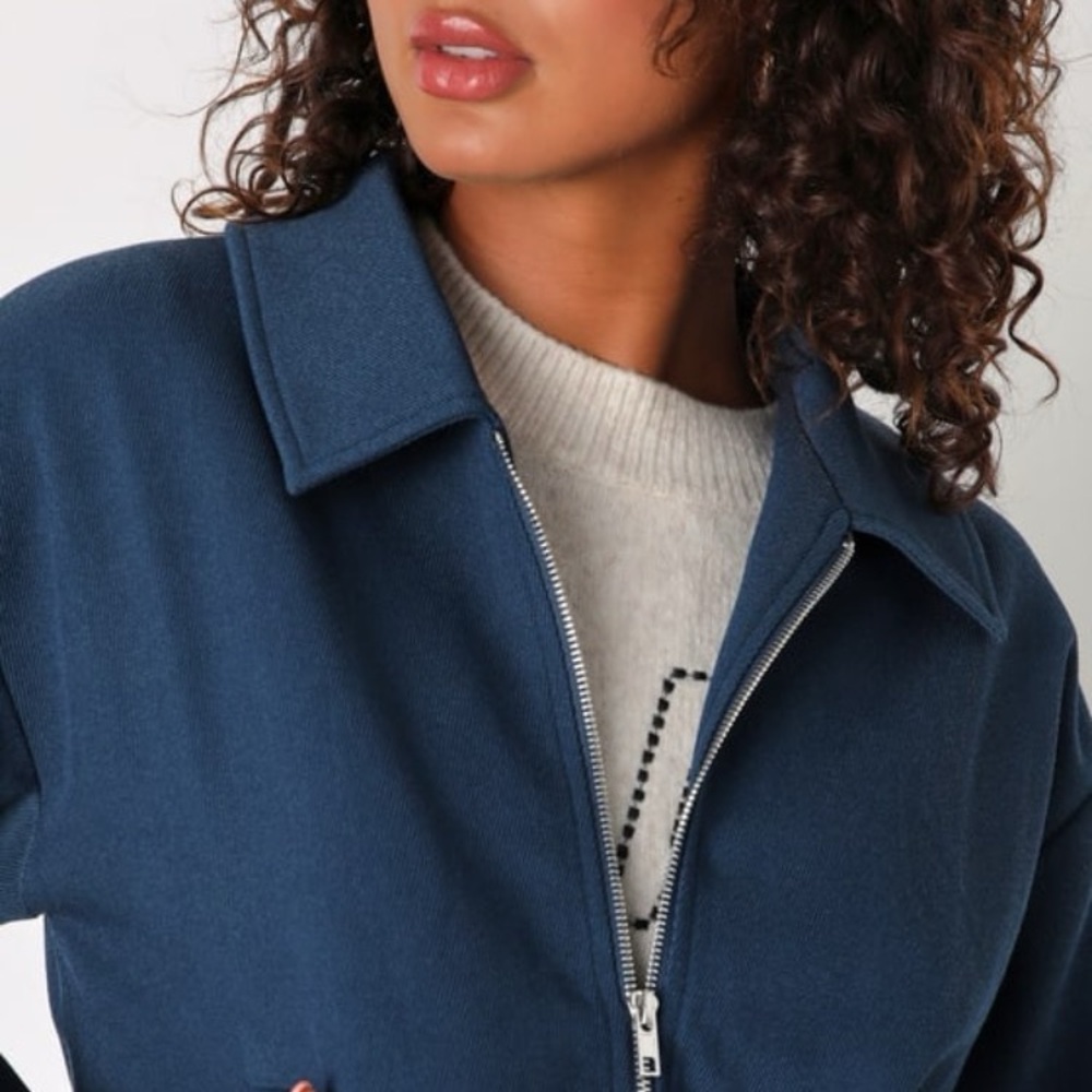 Collared bomber jacket - Picture 2 of 4